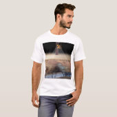 T-shirt Vue de l'artiste de l'odyssée détectant la glace (Devant entier)