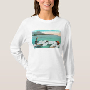 T-shirt Vue de l'équitation de conseil de surfers, un a d