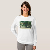 T-shirt Vue de l'étang de Hot Springs (Devant entier)