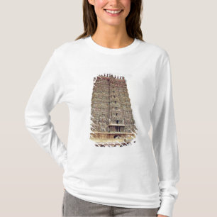 T-shirt Vue de l'extérieur découpé du gopuram du sud