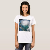 T-shirt Vue De L'Ouragan Dorian. (Devant entier)