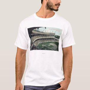 T-shirt Vue de l'Upper Bleacher sur le terrain de baseball