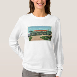 T-shirt Vue de magasin d'hôtel et de souvenir de sommet d