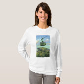 T-shirt Vue de monter de tram de Mt de canon (Devant entier)