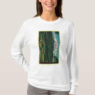 T-shirt Vue de Mt. Shasta de Shasta CityShasta, CA