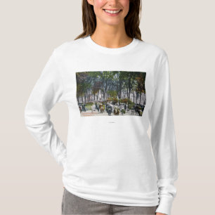 T-shirt Vue de parc en croissant