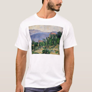 T-shirt Vue de Paul Cezanne   de bâti Marseilleveyre et d