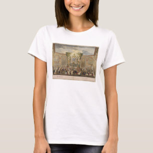 T-shirt Vue de perspective de l'intérieur de la salle du