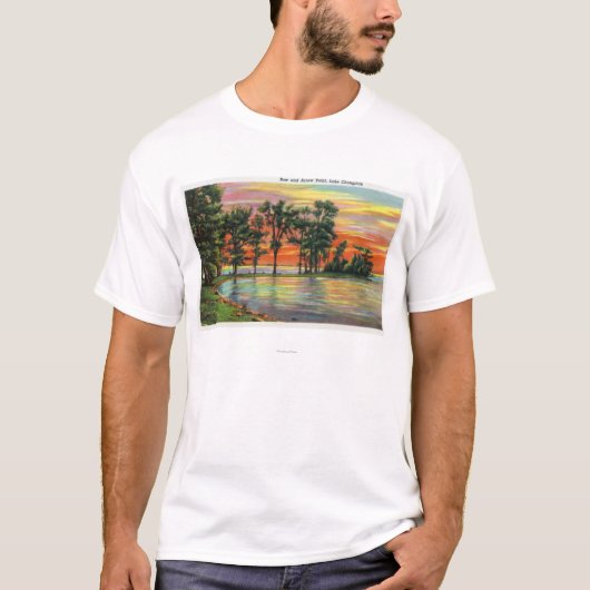 T-shirt Vue de point de tir à l'arc (Devant)