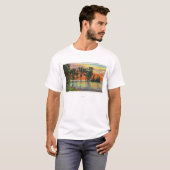 T-shirt Vue de point de tir à l'arc (Devant entier)