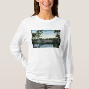 T-shirt Vue de pont de crique de Central Park
