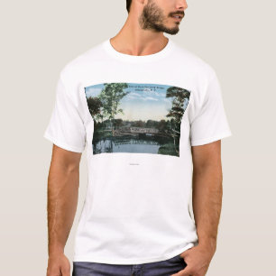 T-shirt Vue de pont de crique de Central Park