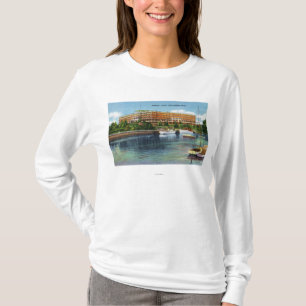 T-shirt Vue de port de York de la Chambre de Marshall