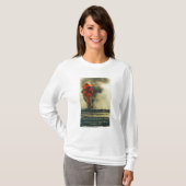 T-shirt Vue de puits de pétrole brut Pacifique (Devant entier)