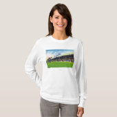 T-shirt Vue de Racegrounds du support grand à la voie (Devant entier)