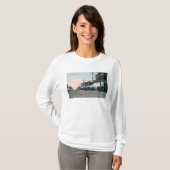 T-shirt Vue de rue d'avenue de Wenatchee (Devant entier)