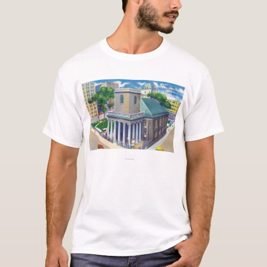 T-shirt Vue de rue de Tremont des Rois Chapel (Devant)