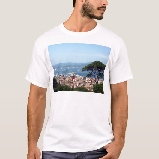 T-shirt vue de st tropez (Devant)