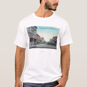 T-shirt Vue de troisième rue du bureau de poste