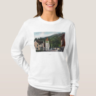 T-shirt Vue de ville de mission StreetKetchikan, AK