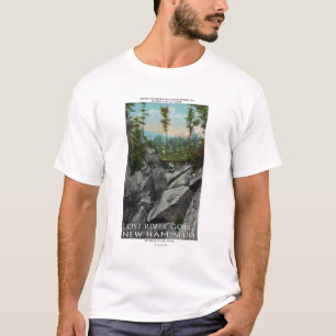 T-shirt Vue d'entrée d'une gorge glaciaire antique