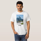 T-shirt Vue depuis Navy Pier (Devant entier)