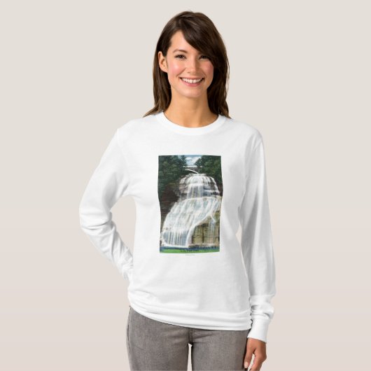 T-shirt Vue des automnes de Chequagah (Devant entier)