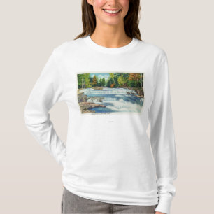 T-shirt Vue des automnes sauvages de rivière et de Jackso
