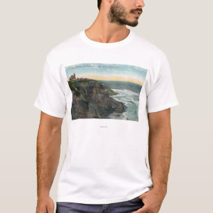 T-shirt Vue des bluffs de Mohegan et du sud-est