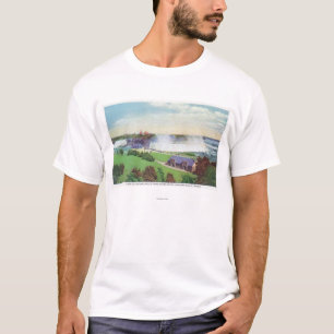 T-shirt Vue des chutes du Niagara de la commande d'Oakes