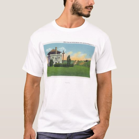 T-shirt Vue des corps De Garde dans le vieux château (Devant)