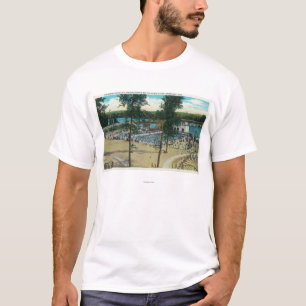 T-shirt Vue des piscines de plage de Jantzen