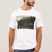 T-shirt Vue des rochers, Castle rock (Devant)