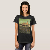 T-shirt Vue des Saintes Maries par Vincent van Gogh (Devant entier)
