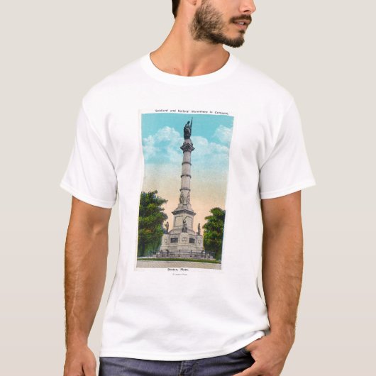 T-shirt Vue des soldats et des marins (Devant)
