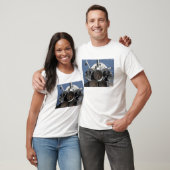 T-shirt Vue des trois moteurs principaux (Unisexe)