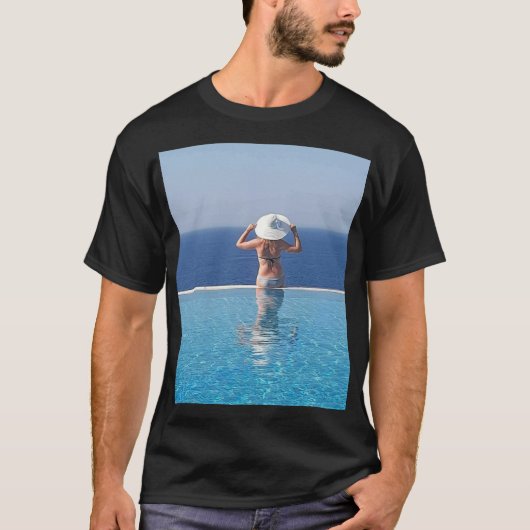 T-shirt Vue des vacances (Devant)