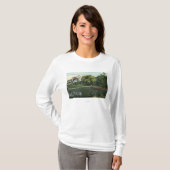 T-shirt Vue d'étang de saule (Devant entier)