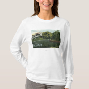 T-shirt Vue d'étang de saule