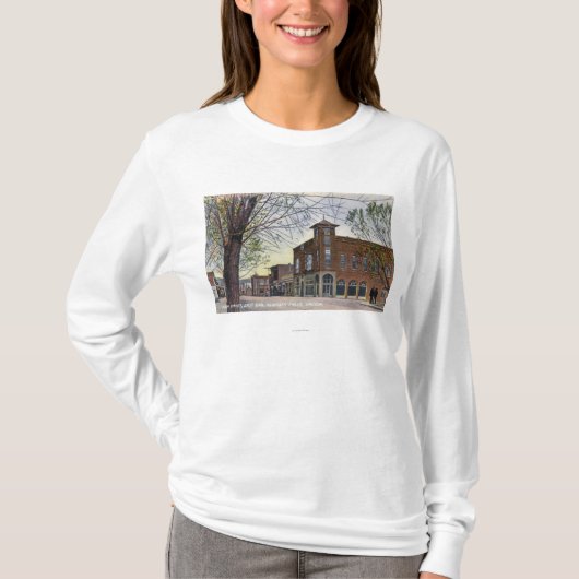 T-shirt Vue d'extrême oriental des automnes principaux de (Devant)