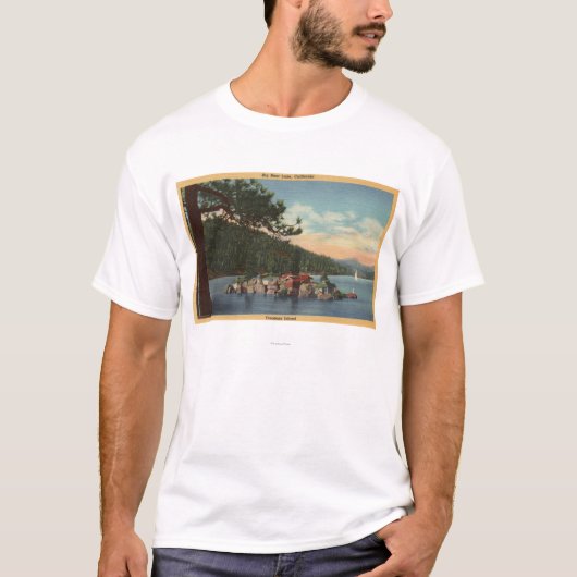 T-shirt Vue d'île de trésor (Devant)