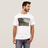 T-shirt Vue d'île de trésor (Devant entier)