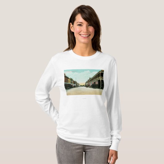 T-shirt Vue d'Irvin StreetHanford, CA (Devant entier)