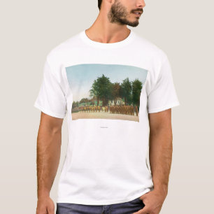 T-shirt Vue du bâti de garde Presidio dans la formation