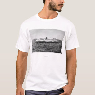 T-shirt Vue du ferry de Quinault