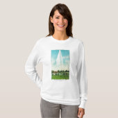 T-shirt Vue du geyser de Myrtledale chez le Hot Springs (Devant entier)