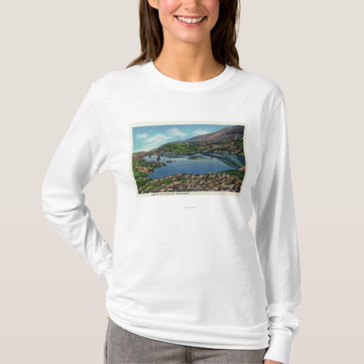 T-shirt Vue du lac des nuages (Devant)