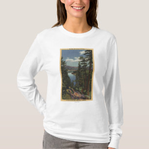 T-shirt Vue du lac par les pins # 2