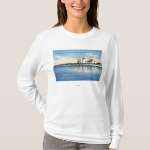 T-shirt Vue du long phare de point
