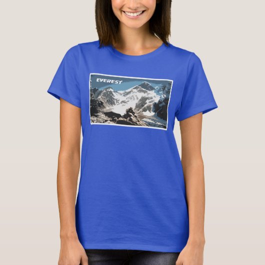 T-shirt Vue du mont Everest, Népal (Devant)